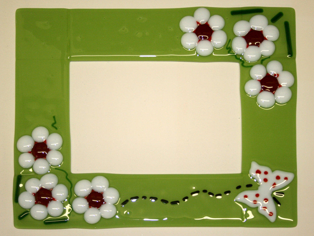 Fused Glass Picture Frame